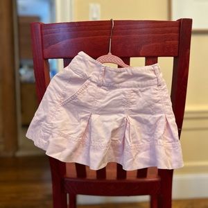 Pre-owned lightly used Jacadi Paris and powder pink corduroy skirt in size 2T